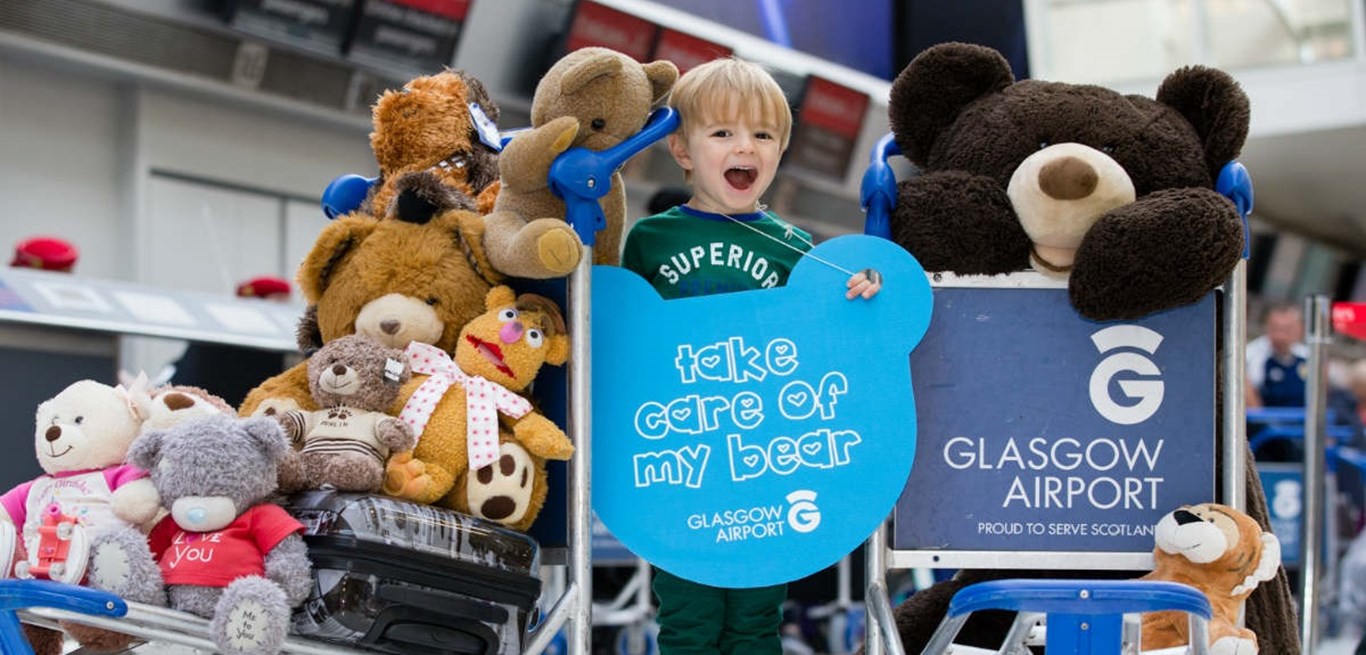 Lost teddies at Glasgow Bearport